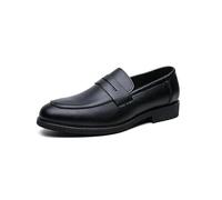 DXSYGMBN Mocassins pour Hommes, Chaussures Élégantes pour Hommes, Mocassins d'Été et d'hiver pour Hommes, Chaussures et Mocassins pour Hommes,Noir,44 EU