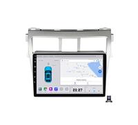 DXSYGMBN Octa Core 2+32G Carplay Android Auto Autoradio Compatible avec Toyota Vios 2007~2012 9 Pouce Touchsreen Bluetooth Radio Voiture avec GPS/Caméra De Recul 1080P/RDS/FM/BT/2 USB,C20 Pro