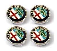 DXTYHB 4 Pièces Auto Cache Moyeux pour Alfa Romeo Tonale 2022-2024, Enjoliveur Centre Roue pour Pneu Voiture Enjoliveurs pour Jantes Accessoire Véhicules,A-60mm