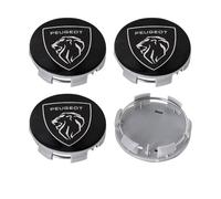 DXTYHB 4 Pièces Auto Cache Moyeux pour Peugeot 308 2021-2023, Enjoliveur Centre Roue pour Pneu Voiture Enjoliveurs pour Jantes Accessoire Véhicules,A-60mm