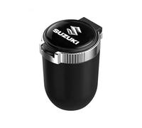DXTYHB Auto Cendriers pour Suzuki Jimny, Cendrier de Voiture avec LED Cendrier Auto-Extinguible Cendrier Portable avec Clapet D’Ouverture Cendrier de Voyage ExtéRieur,A