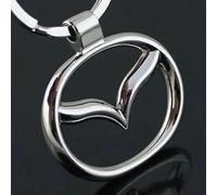 DXTYHB Auto Porte-clés pour Mazda MX-5, Porte Clef Voiture pour Voiture Accessoire Porte-clés de Voiture Cadeaux pour Homme Femme,Silver