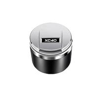 DXWDMFC Cendrier Voiture pour Volvo XC40 XC60 XC90 AWD V90 V60 T6,Cendrier Portable Anti Odeur sans Fumée Accessoire Voiture,Silver-XC40