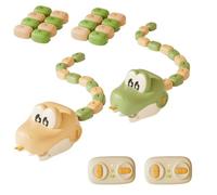 DXWEBISTRY Serpent Telecommande, Jouet Serpent Magnétique Affamé，C-2PCS