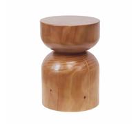 DXYDZSWD Pieu en bois massif, tabouret en souche d'arbre chez l'habitant, table d'appoint pour canapé de salon, table de chevet, décoration d'hôtel (B)