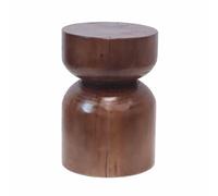 DXYDZSWD Pieu en bois massif, tabouret en souche d'arbre chez l'habitant, table d'appoint pour canapé de salon, table de chevet, décoration d'hôtel (C)