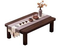 DXYDZSWD Table Basse, Table Basse Japonaise, Table d'appoint de Salon, Table de Loisirs de Chambre à Coucher, Table à thé/Table à Manger for Balcon(A,80x48x42cm)