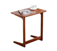 DXYDZSWD Table d'appoint de canapé de type L, table basse, table de collation, bureau d'ordinateur, pour manger, écrire, lire, salon, chambre (A)