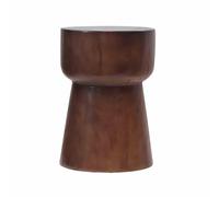 DXYDZSWD Table d'appoint en bois massif pour canapé, petit tabouret nordique, table de chevet circulaire pour la maison, le salon, l'hôtel et l'hôtel (C)