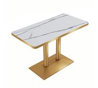 DXYDZSWD Table de salle à manger, table de négociation Nordic Ins, pour bar d'exposition décontracté, réception, café, magasin de thé au lait (120 x 60 x 75 cm) (A)