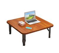 DXYDZSWD Table Pliante, Table carrée de Style Japonais/Table Basse/Table à Manger/Petit Bureau, for Chambre Tatami, Baie vitrine Salle de thé, H30cm(D,80cm)