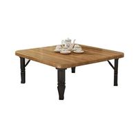 DXYDZSWD Table Pliante, Table carrée de Style Japonais/Table Basse/Table à Manger/Petit Bureau, for Chambre Tatami, Baie vitrine Salle de thé, H30cm(B,80cm)