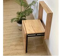 DXYQXL Chaises pliantes peu encombrantes - Fixation murale pour salon, chambre, allée et salle de bain - Rangement efficace, offre confort et polyvalence