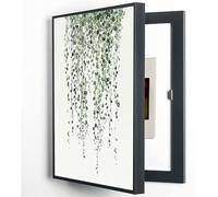 DXYQXL Couvercle de compteur électrique décoratif, section verticale, boîte de distribution électrique perforée pour une utilisation en intérieur
