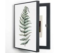 DXYQXL Couvercle de compteur électrique décoratif, section verticale, boîte de distribution électrique perforée pour une utilisation en intérieur
