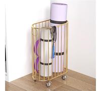 DXYQXL Organiseur de matériel de gym robuste pour haltères, kettlebells, tapis de yoga et accessoires - Support de rangement mobile pour la maison et la salle de sport