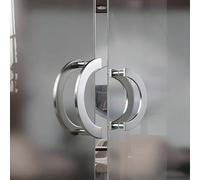 DXYQXL Poignée de porte coulissante demi-lune - Poignées de porte de grange intérieur/extérieur double face pour portes simples, utilisation KTV