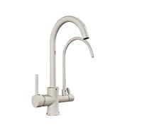 DXYQXL Robinet filtrant à eau extractible - Robinet mitigeur d'évier de cuisine avec eau chaude et froide purifiée - Installation facile, design élégant