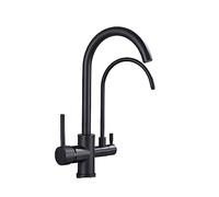 DXYQXL Robinet filtrant à eau extractible - Robinet mitigeur d'évier de cuisine avec eau chaude et froide purifiée - Installation facile, design élégant