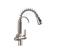 DXYQXL Robinet filtrant à eau extractible - Robinet mitigeur d'évier de cuisine avec eau chaude et froide purifiée - Installation facile, design élégant