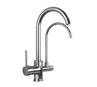 DXYQXL Robinet filtrant à eau extractible - Robinet mitigeur d'évier de cuisine avec eau chaude et froide purifiée - Installation facile, design élégant