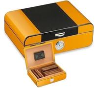 Dxysyldrun Ce Humidor À Cigares, Tapissé De Bois De Cèdre Espagnol, Peut Contenir Jusqu'à 35 Cigares Et Inclut Un Hygromètre Ainsi qu'un Humidificateur.