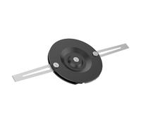 Dxyue 1 couvercle supérieur de lame avec 2 lames pour tête de débroussailleuse Bosch AFS 23-37, accessoires de débroussailleuse en métal, pièces de rechange pour l'efficacité du désherbage