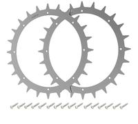 Dxyue Lot de 2 pics de traction antidérapants en acier inoxydable 200 mm pour tondeuse à gazon Gardena R38Li R40Li R45Li R50Li R70Li R80li Husqvarna 105 305 308 (modèles 2011-2015) pour tondeuse robot
