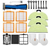 Dxyue Lot de 22 pièces de rechange pour aspirateur robot Shark UR2650WS Matrix Plus 2 en 1, comprend une brosse principale, un filtre HEPA, un tampon de serpillère, une brosse latérale, un outil de