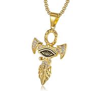 DXZXDJIU Collier avec Pendentif Croix en Or for Homme - Bijoux élégants for la Mode Urbaine