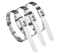 DXZXDJIU Colliers de Serrage en Acier Inoxydable 304 - Colliers de Serrage Robustes en métal for Gaines d'échappement et usages Multiples(4.6x1000mm)