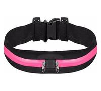 DXZXDJIU Pochette étanche en Nylon for téléphone Portable - Sac Banane de Sport Portable for la Course à Pied et Les activités de Plein air(Rose Red)