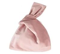 DXZXDJIU Sac à Main en Velours Doux de Style Japonais for Femme | Trousse de Maquillage décontractée à nœuds de Couleur Unie | Petit Rangement Tendance for espèces et Cartes(Pink)