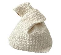 DXZXDJIU Sac à Main plissé Cloud - Sac à Main Simple et élégant for Petits Objets, Parfait for Les projets de Bricolage(White)