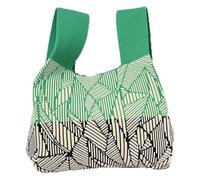 DXZXDJIU Sac à Main tricoté Fait Main | Sac à Main Unique avec nœud | Mini fourre-Tout réutilisable for Femmes et Filles | Sac à bandoulière élégant(Green)