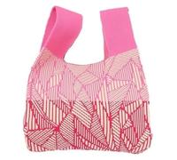 DXZXDJIU Sac à Main tricoté Fait Main | Sac à Main Unique avec nœud | Mini fourre-Tout réutilisable for Femmes et Filles | Sac à bandoulière élégant(Pink)