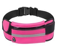 DXZXDJIU Sac Banane de Course étanche - Sac Banane réglable for Le Cyclisme, Le Jogging et Les entraînements en Salle de Sport(Pink)