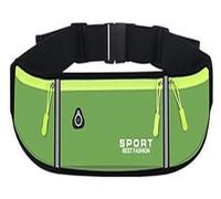 DXZXDJIU Sac Banane de Course for Hommes et Femmes - Sac Banane de Sport for Gym, Jogging, Cyclisme - Support for téléphone Portable(Agreen)