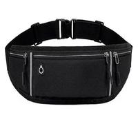 DXZXDJIU Sac Banane de Course Professionnel for Hommes et Femmes | Pochette de Ceinture de Sport for la Salle de Sport, Le Fitness et Les activités de Plein air(Black_1PCS)