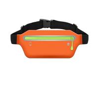 DXZXDJIU Sac Banane de Sport Ultra-Fin et étanche for Course à Pied - Support de téléphone élastique for pièces et Cartes(Orange)