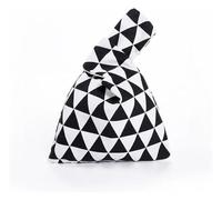 DXZXDJIU Sac fourre-Tout en Coton for Femme, Portable et élégant, avec poignée supérieure, idéal for Le Shopping, Le téléphone et Les clés.(Black)