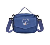 DXZXDJIU Sacs à Main à la Mode pour Dames, Sac à bandoulière Japonais for Femmes, Sac en Toile Itabag, Petit Sac à Main, Sac à bandoulière(Blue)