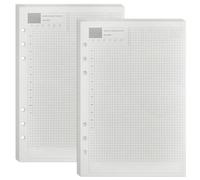DY.2ten Feuilles de recharge Liste de tâches A5 pour classeur 6 anneaux, Recharge agenda A5 sans date，Papier refill classeur，90 feuilles/180 pages, Insert planner, papier 100g/m²