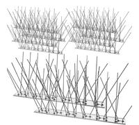 DY.2ten Pic Anti Pigeon 2,5 m (25 cm, 10 pièces), Anti Pigeon en Acier Inoxydable, Pique Anti Pigeon pour Balcon, Repulsif Pigeon, Très dissuasif pour Les Oiseaux.