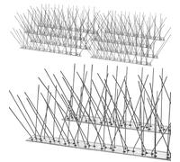 DY.2ten Pic Anti Pigeon 3,3 m (33 cm, 10 pièces), Anti Pigeon en Acier Inoxydable, Pique Anti Pigeon pour Balcon, Repulsif Pigeon, Très dissuasif pour Les Oiseaux.