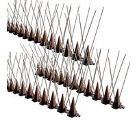 DY.2ten Pic Anti Pigeon 3,3m (33 cm, 10 pièces), Anti Pigeon en Acier Inoxydable+Plastique, Pique Anti Pigeon pour Balcon, Repulsif Pigeon, Très dissuasif pour Les Oiseaux.