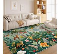 dyausi Tapis Campagne - Tapis Salon 80x150 cm Farmhouse EsthéTique - Tapis de Porte Lavable Sud-Ouest Carpet pour Chambre, Moquette Antidérapant à Poils Ras, Paillasson Décor à La Maison K156