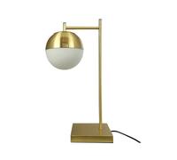 Dyberg Larsen - Caen Lampe de Table Laiton/Blanc DybergLarsen