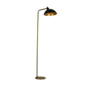 Dyberg Larsen Futura Lampadaire Noir Mat/Doré/Laiton