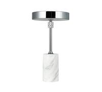 Dyberg Larsen - Starlight Portable Lampe de Table Chrome/Blanc DybergLarsen